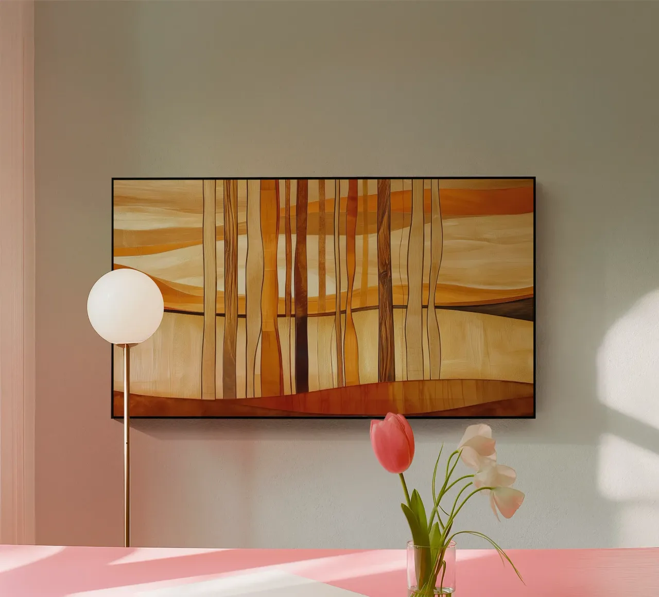 Paesaggio astratto plexiglass da Imagine