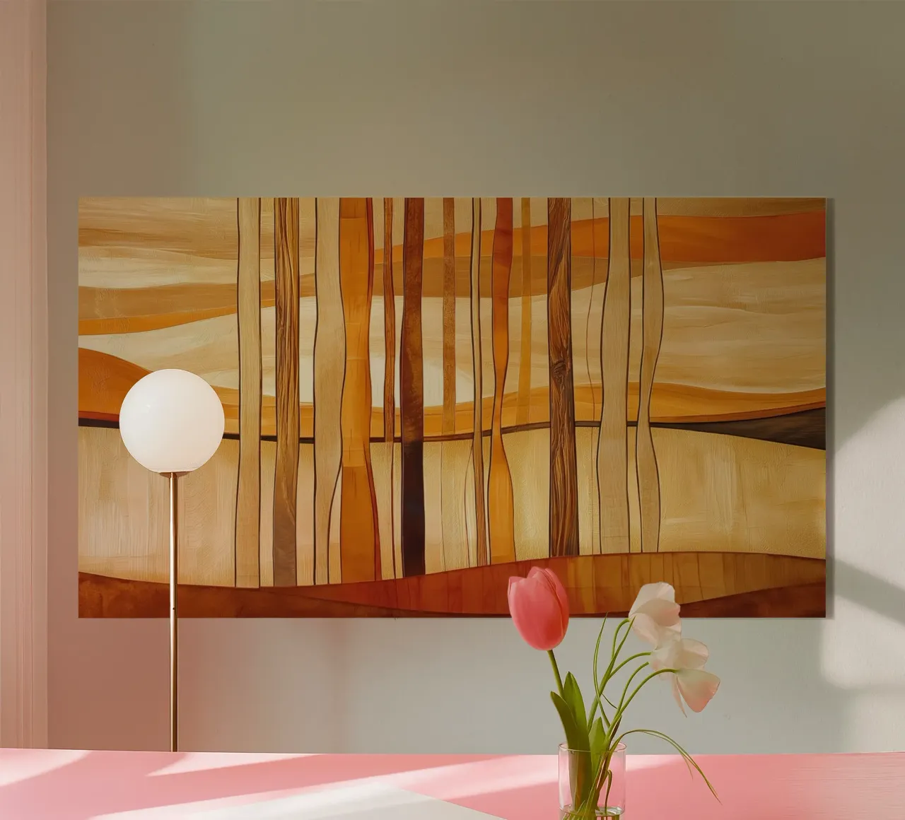 Paesaggio astratto plexiglass da Imagine