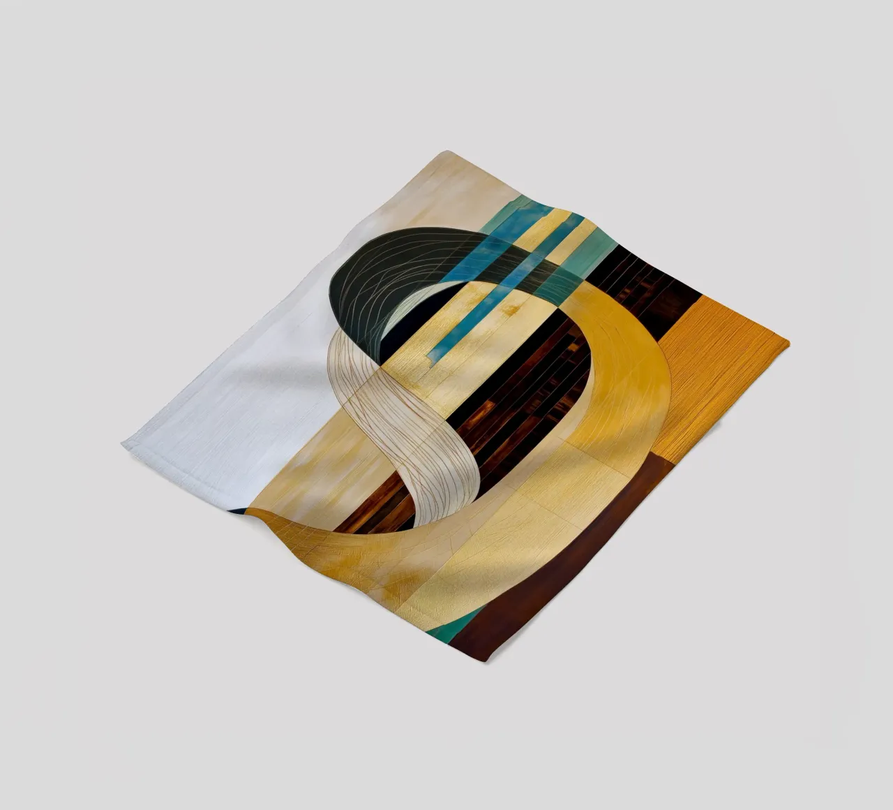 Forme astratte coperta in pile da Imagine