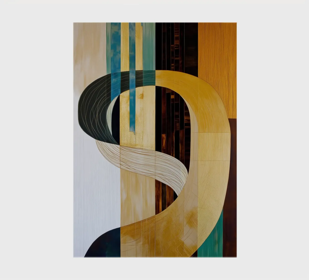 Abstract forms notebook by Imagine