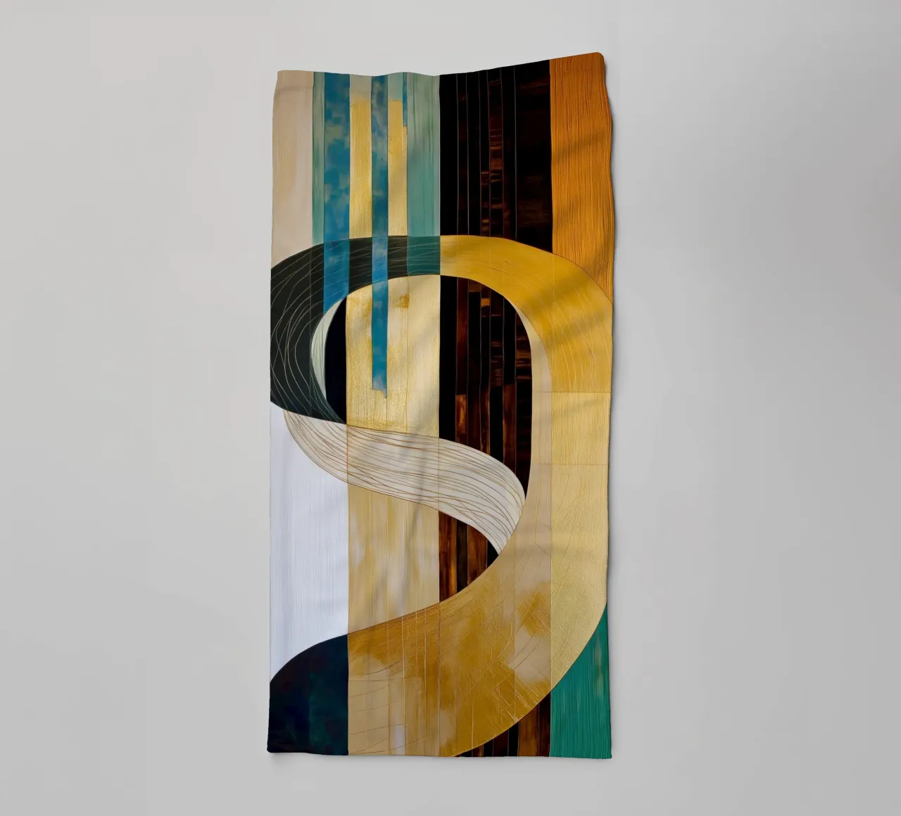 Abstract forms towel by Imagine