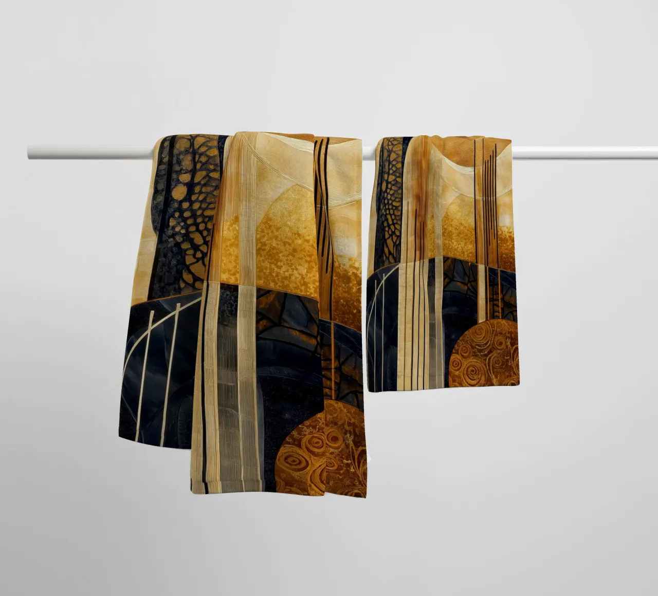 Abstract landschap badhanddoek van Imagine