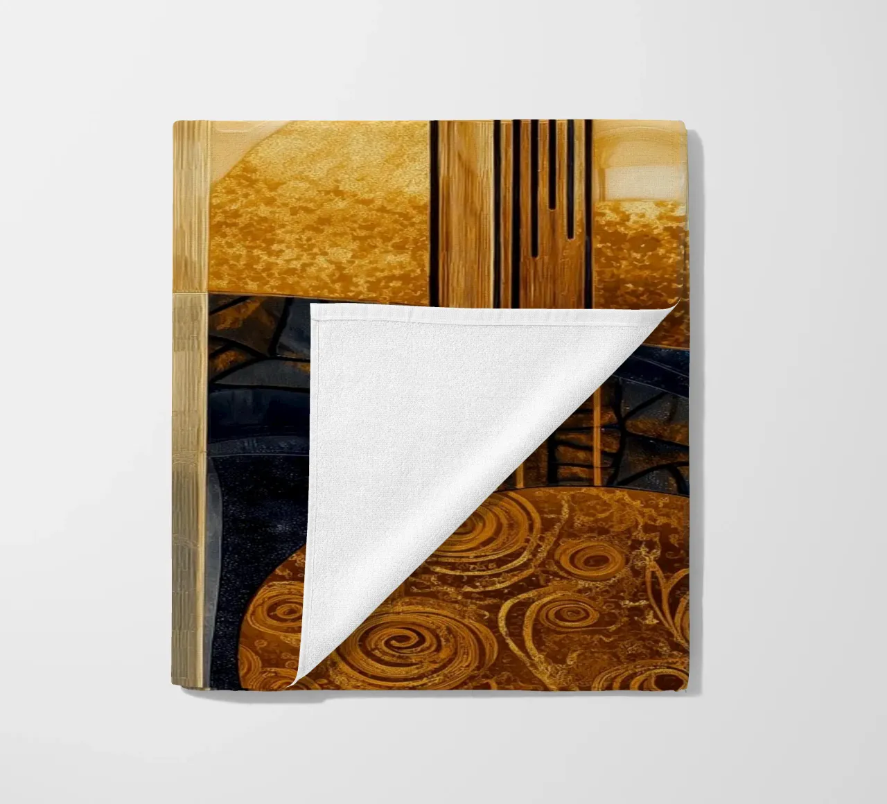 Abstract landscape beach towel by Imagine