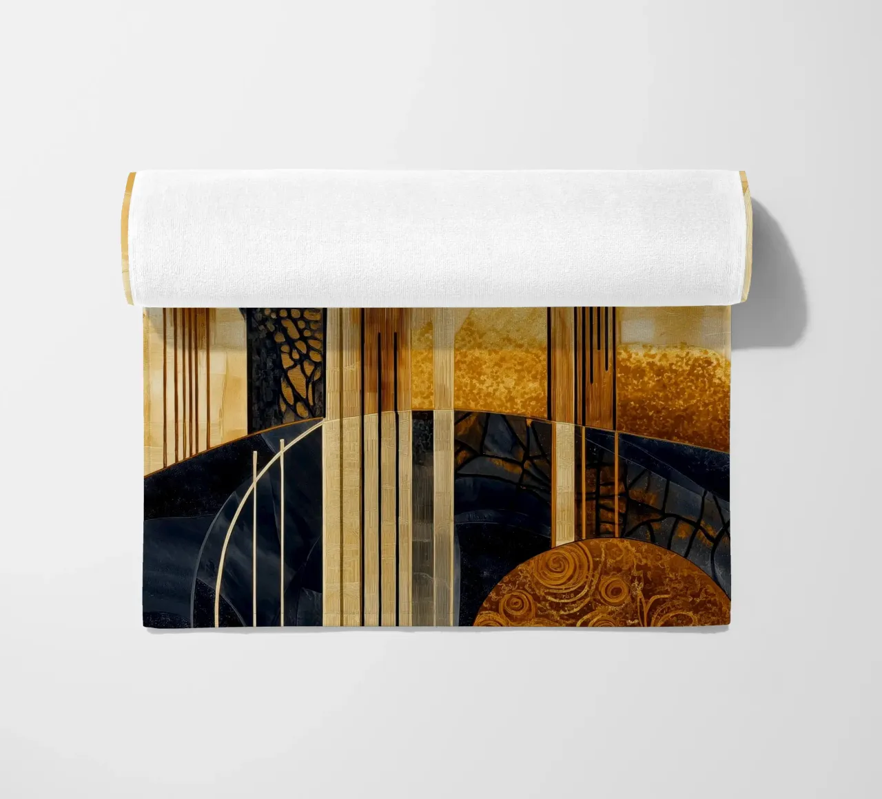 Abstract landscape beach towel by Imagine