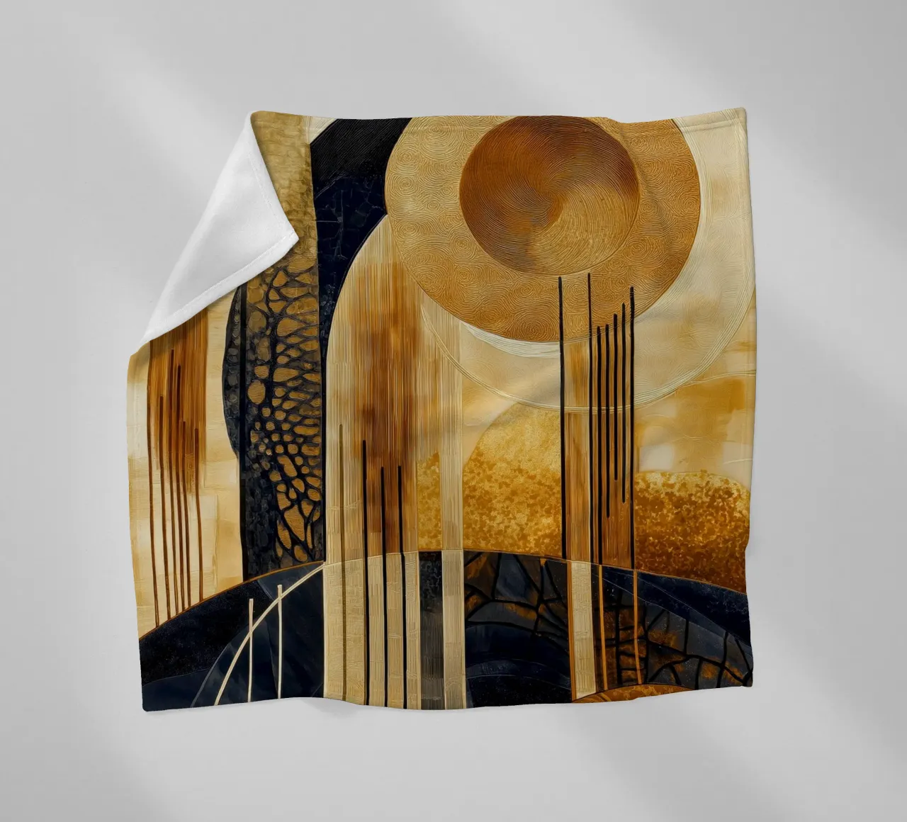 Paesaggio astratto coperta in pile da Imagine