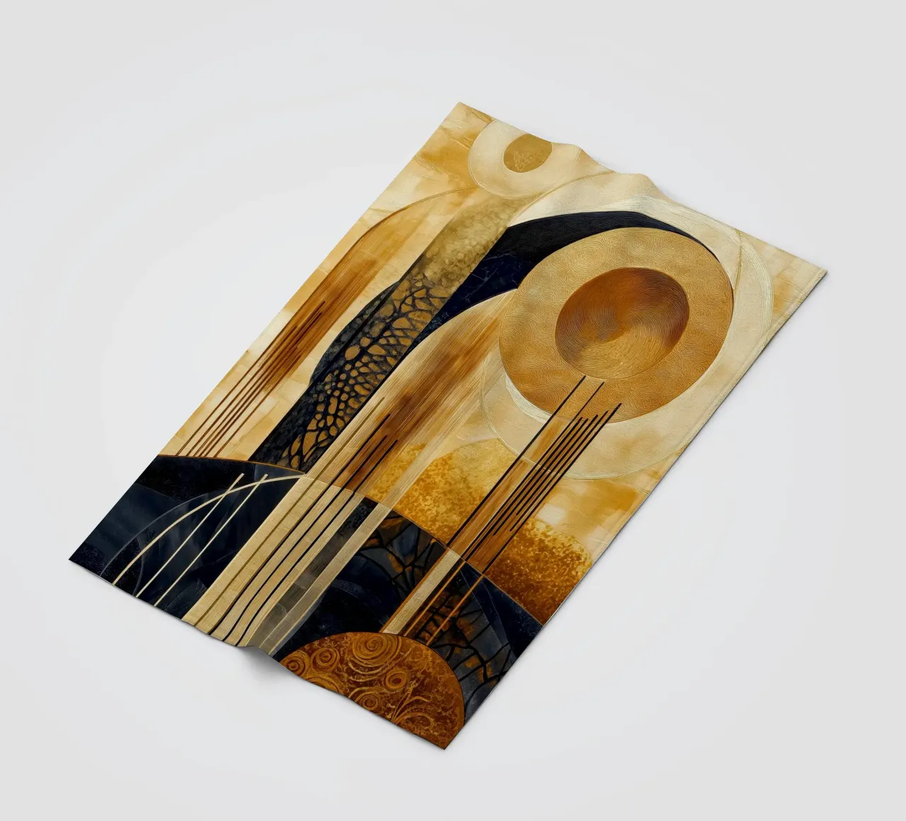 Paesaggio astratto coperta in pile da Imagine