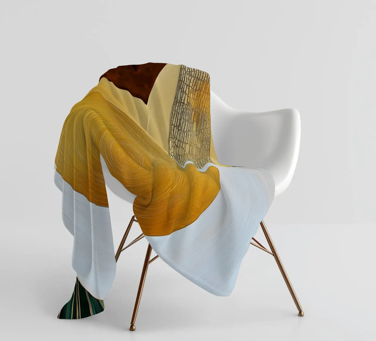 Abstract round shape fleece blanket by Imagine