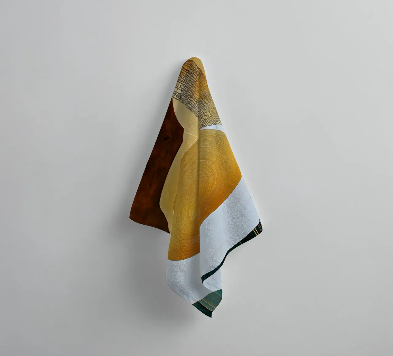 Abstract round shape towel by Imagine