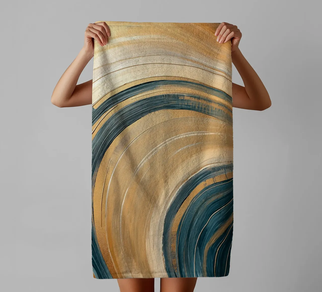 Abstract arches towel by Imagine
