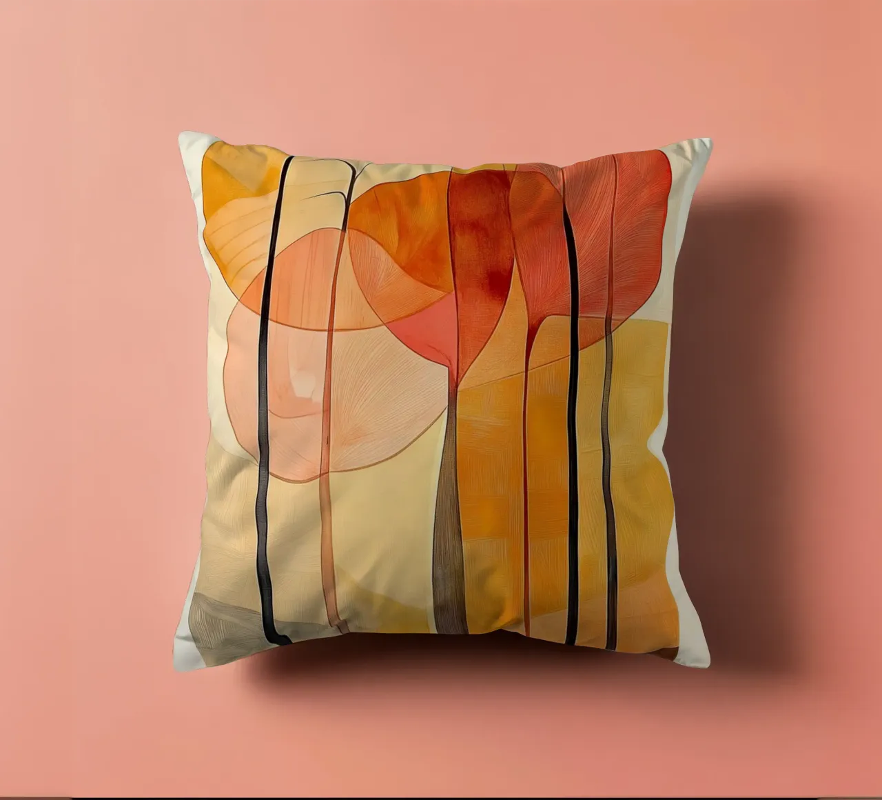 Bomen abstract cuscino da Imagine