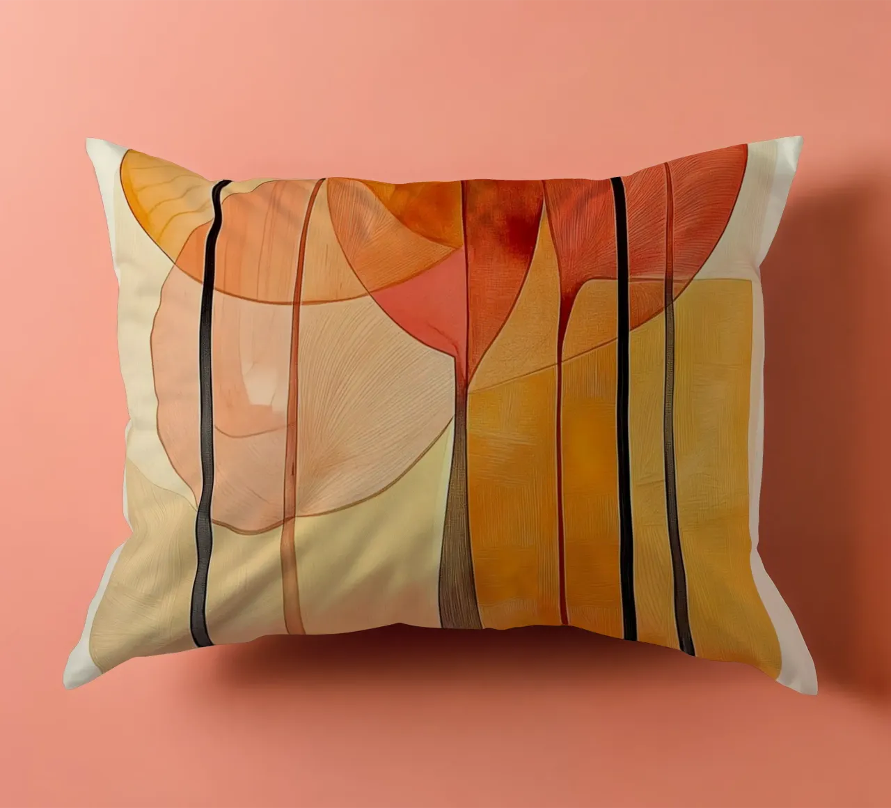 Bomen abstract cuscino da Imagine