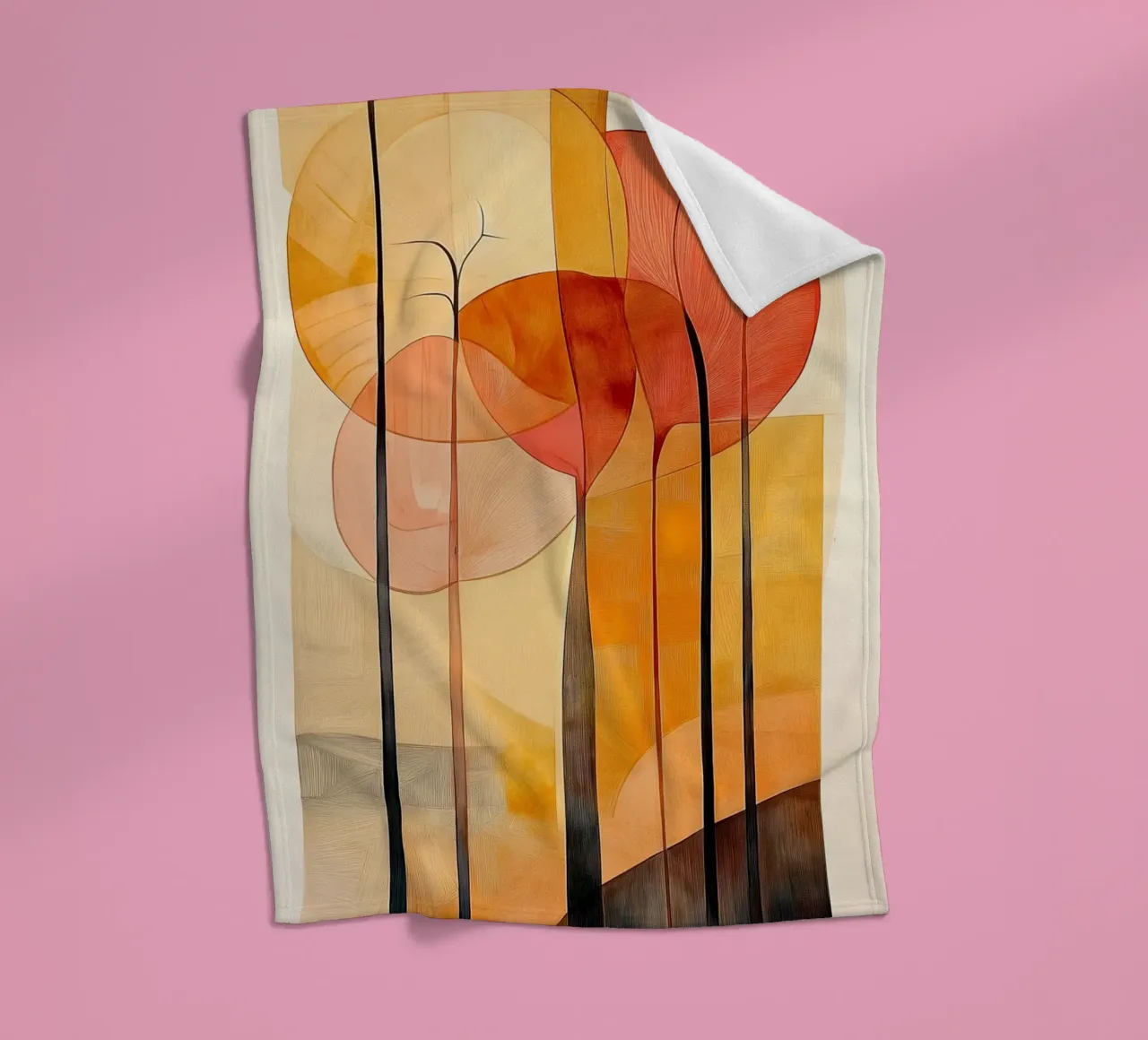 Bomen abstract coperta in pile da Imagine