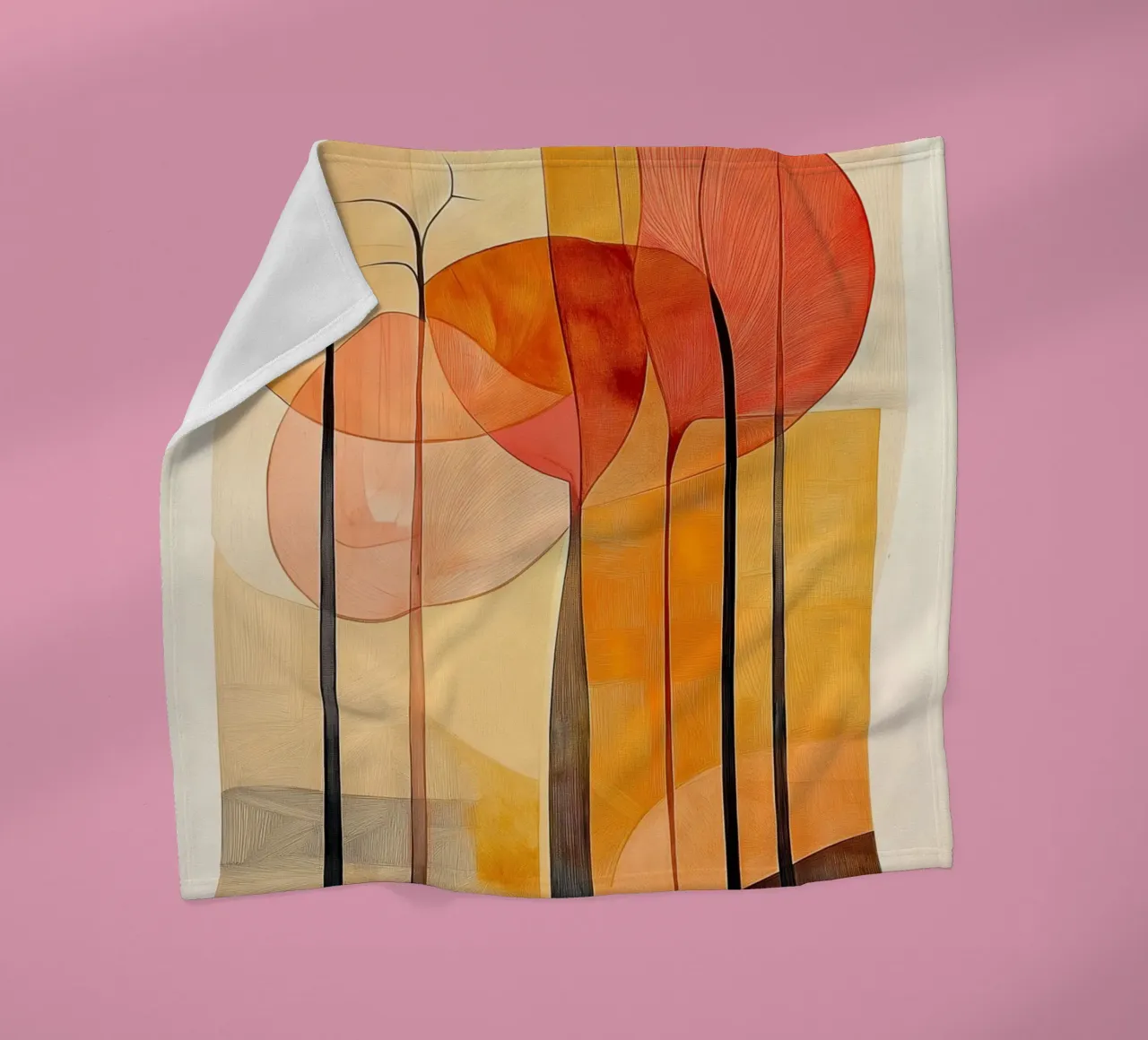 Bomen abstract coperta in pile da Imagine
