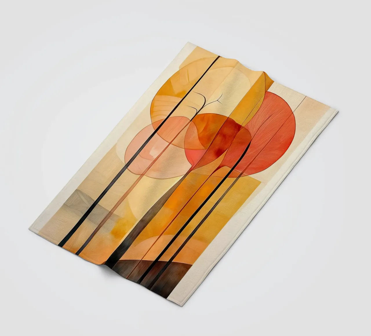 Bomen abstract coperta in pile da Imagine