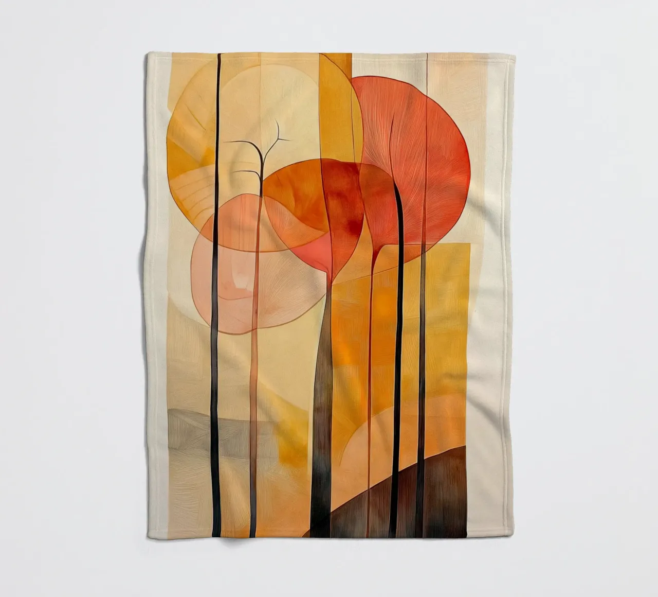 Bomen abstract coperta in pile da Imagine