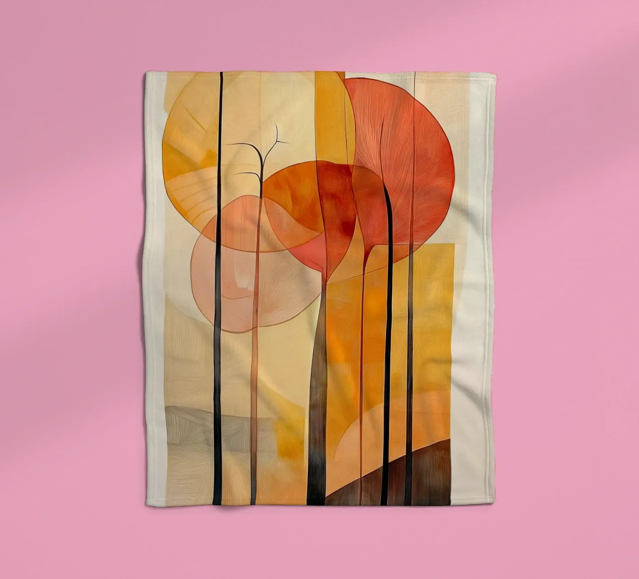 Bomen abstract coperta in pile da Imagine
