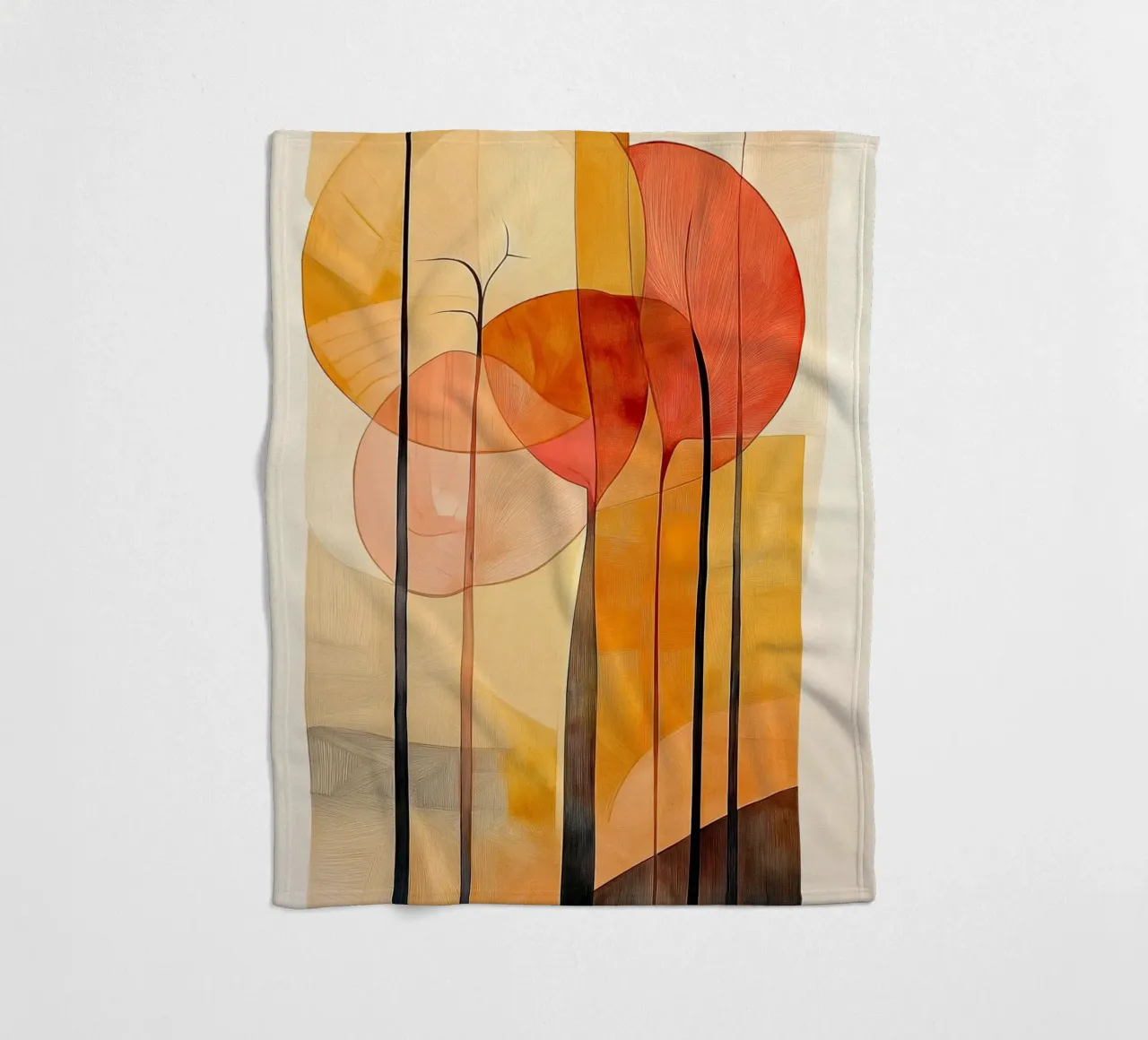 Bomen abstract coperta in pile da Imagine