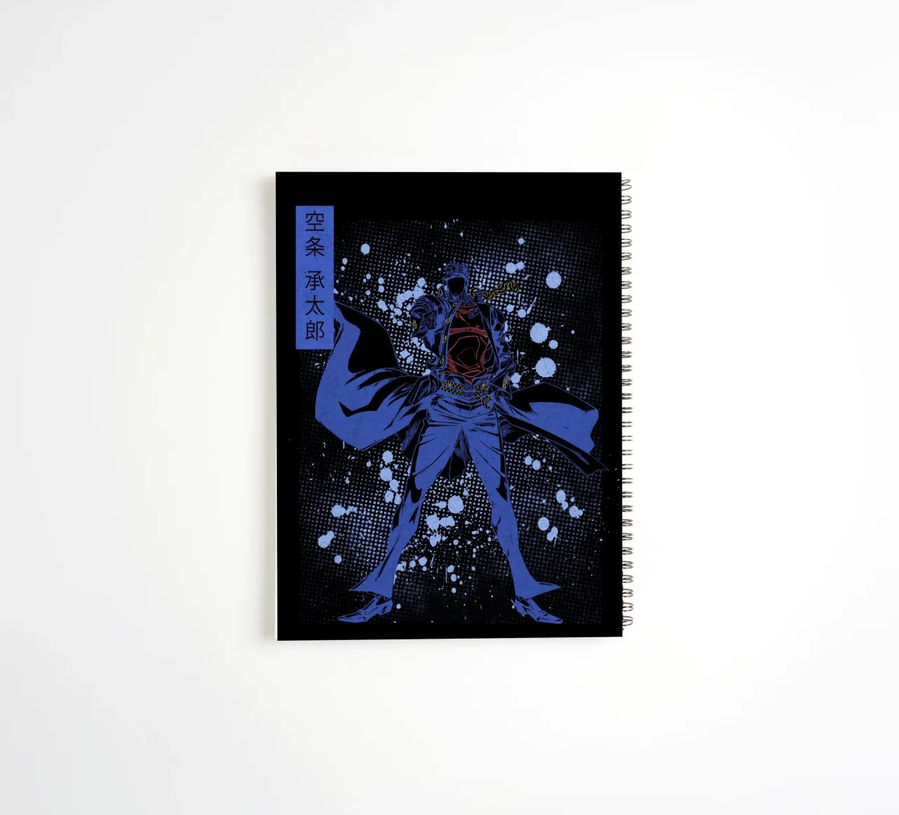 Kujo Jotaro jojo spiral notebook by Neonartstudio