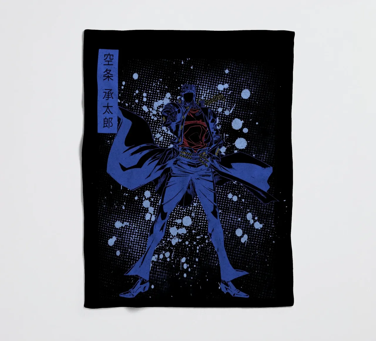 Kujo Jotaro jojo coperta in pile da Neonartstudio