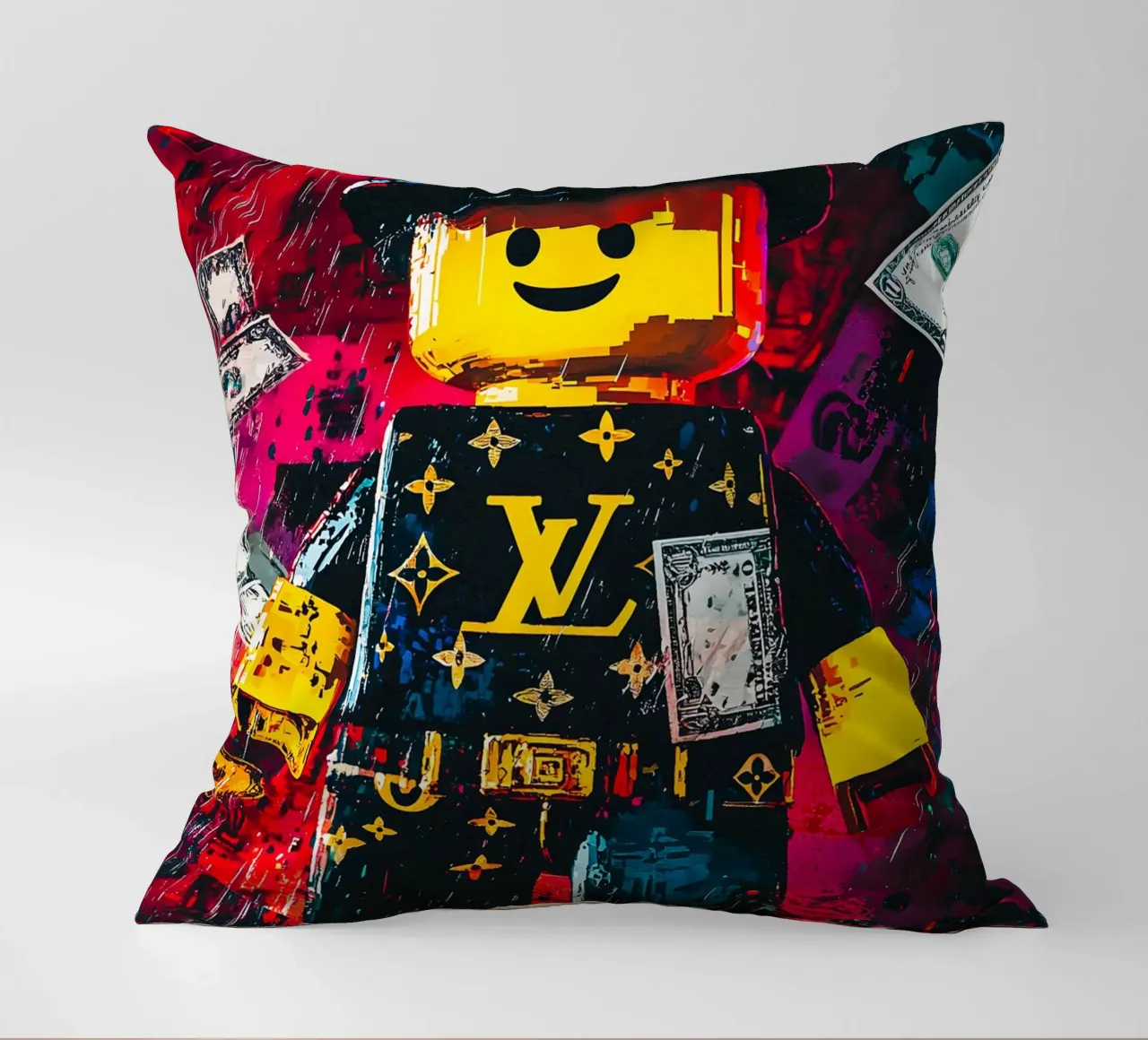 Graffiti art Character of Roblox video game cuscino da FreeArtStudio