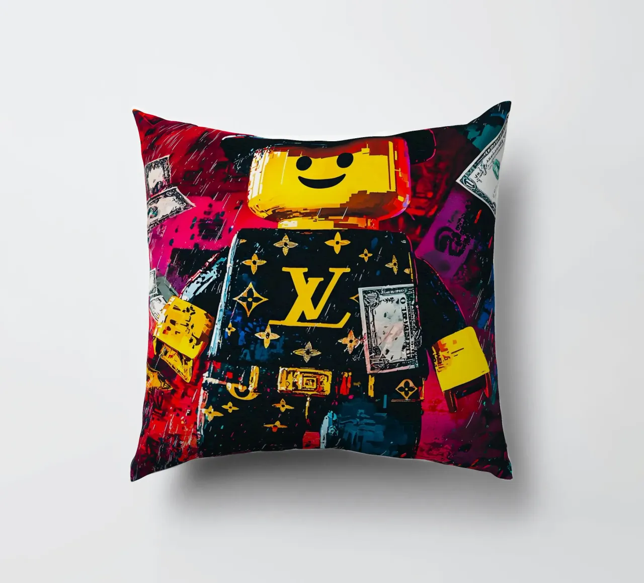 Graffiti art Character of Roblox video game cuscino da FreeArtStudio