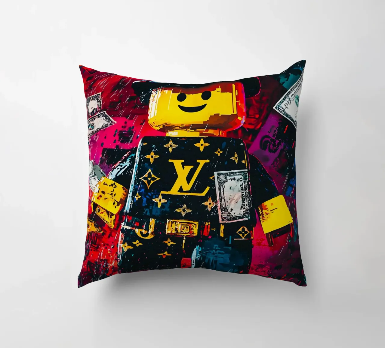 Graffiti art Character of Roblox video game cuscino da FreeArtStudio