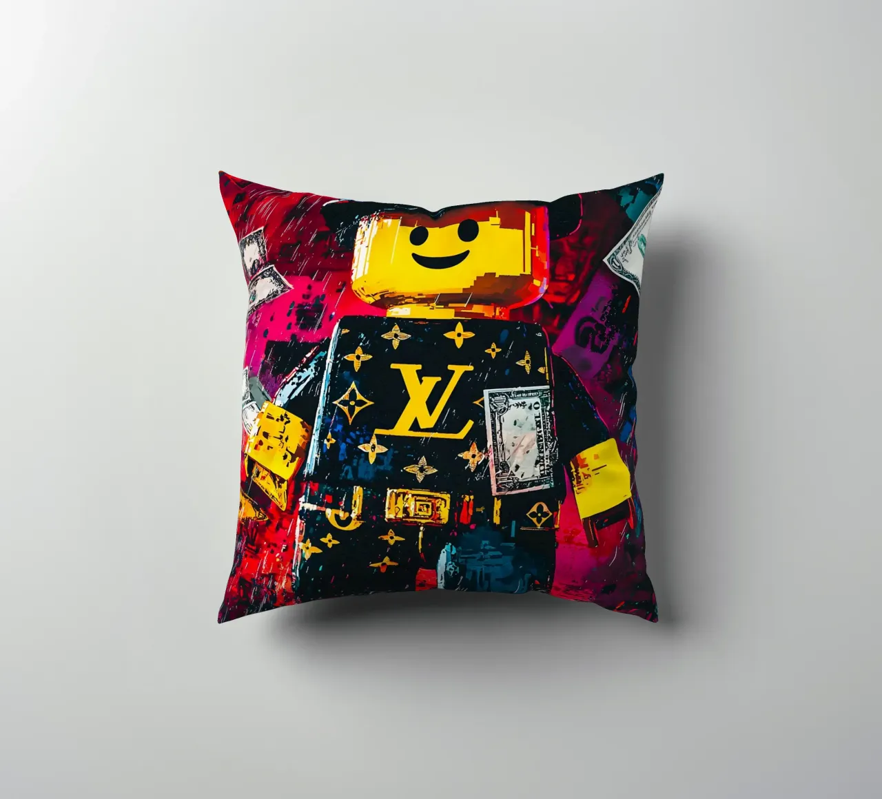 Graffiti art Character of Roblox video game cuscino da FreeArtStudio