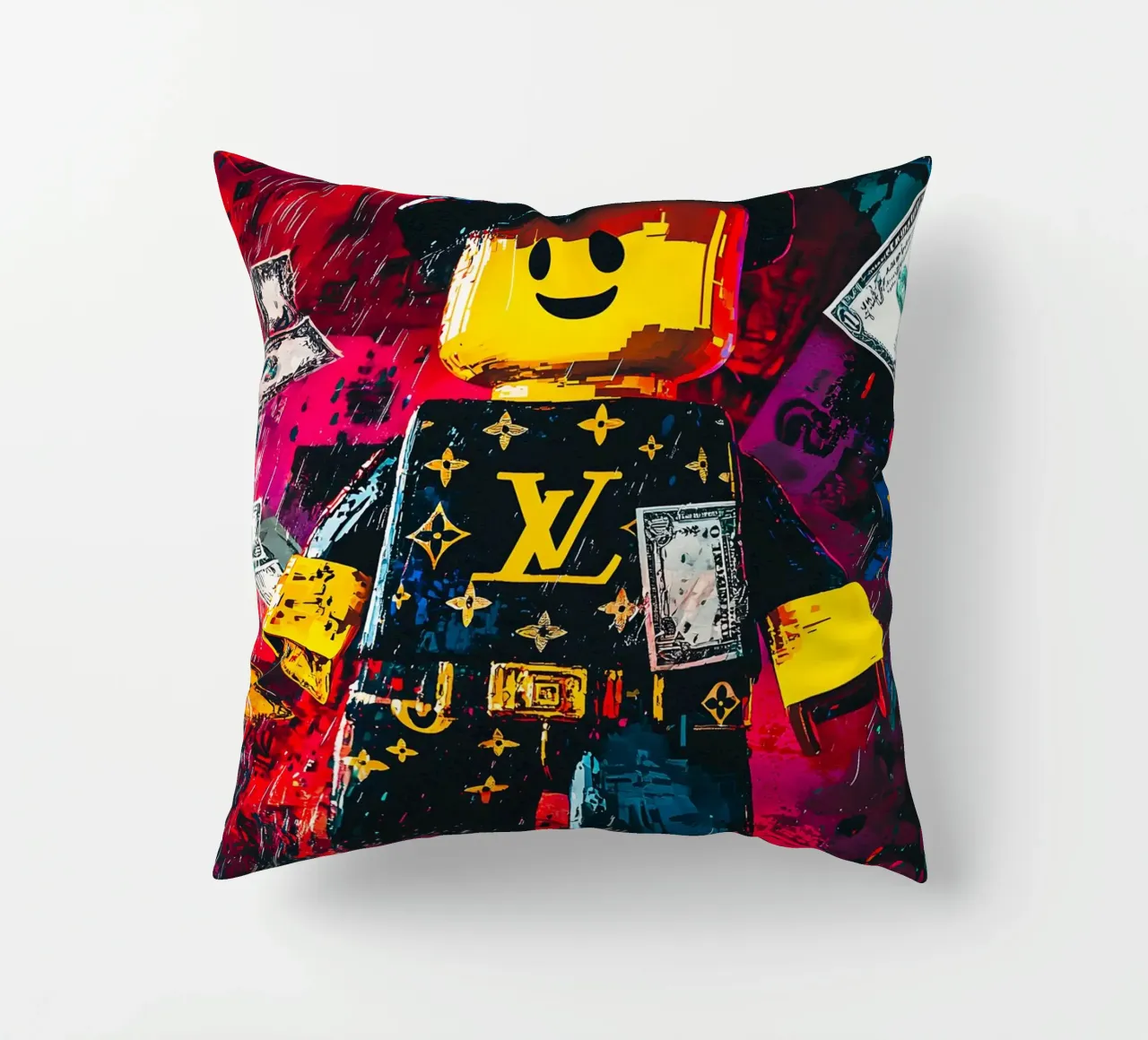 Graffiti art Character of Roblox video game cuscino da FreeArtStudio