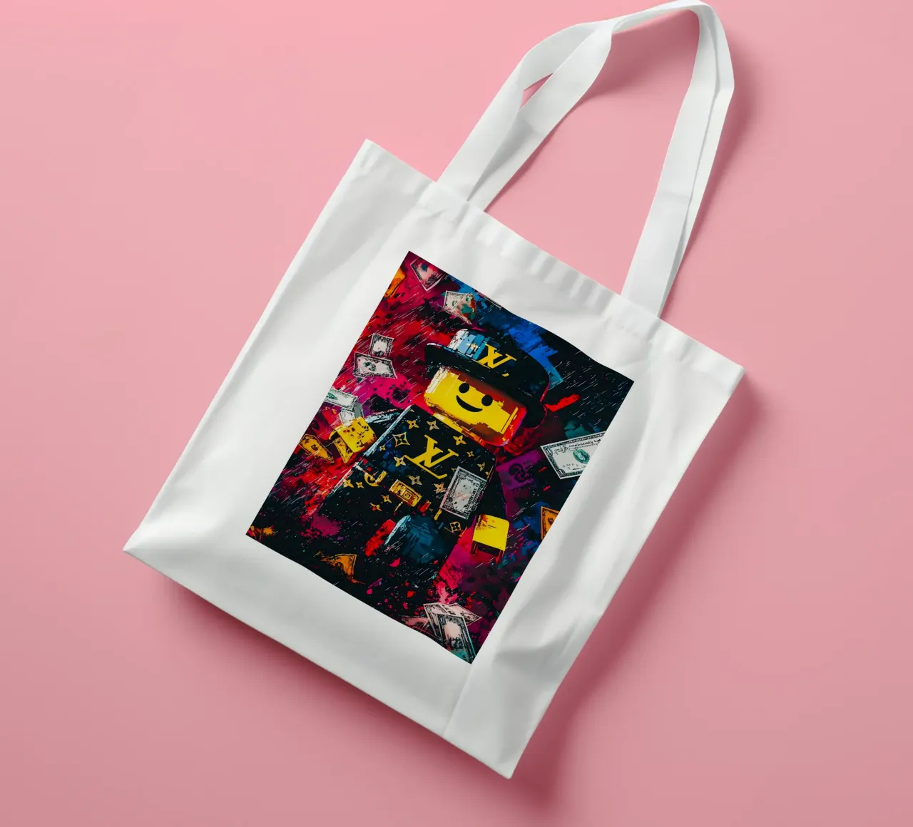 Graffiti art Character of Roblox video game borsa in juta da FreeArtStudio