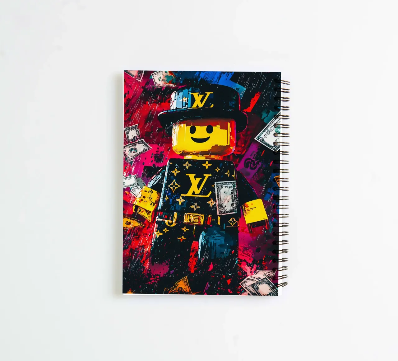 Graffiti art Character of Roblox video game spiral notebook by FreeArtStudio