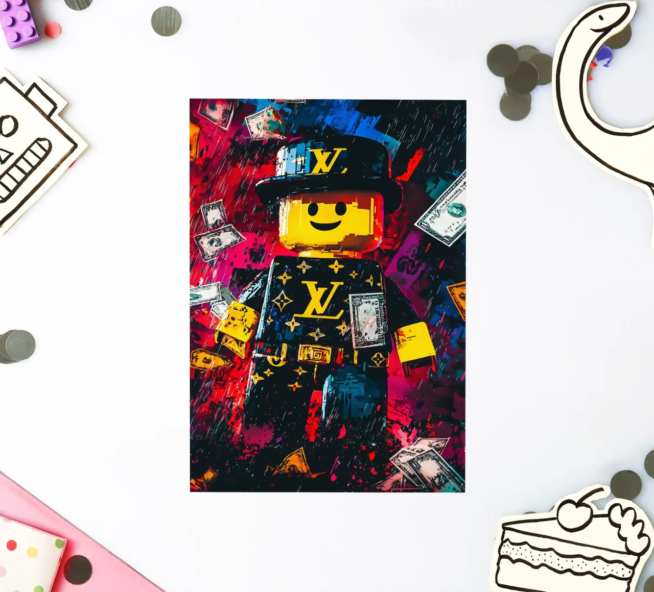 Graffiti art Character of Roblox video game adesivo da FreeArtStudio