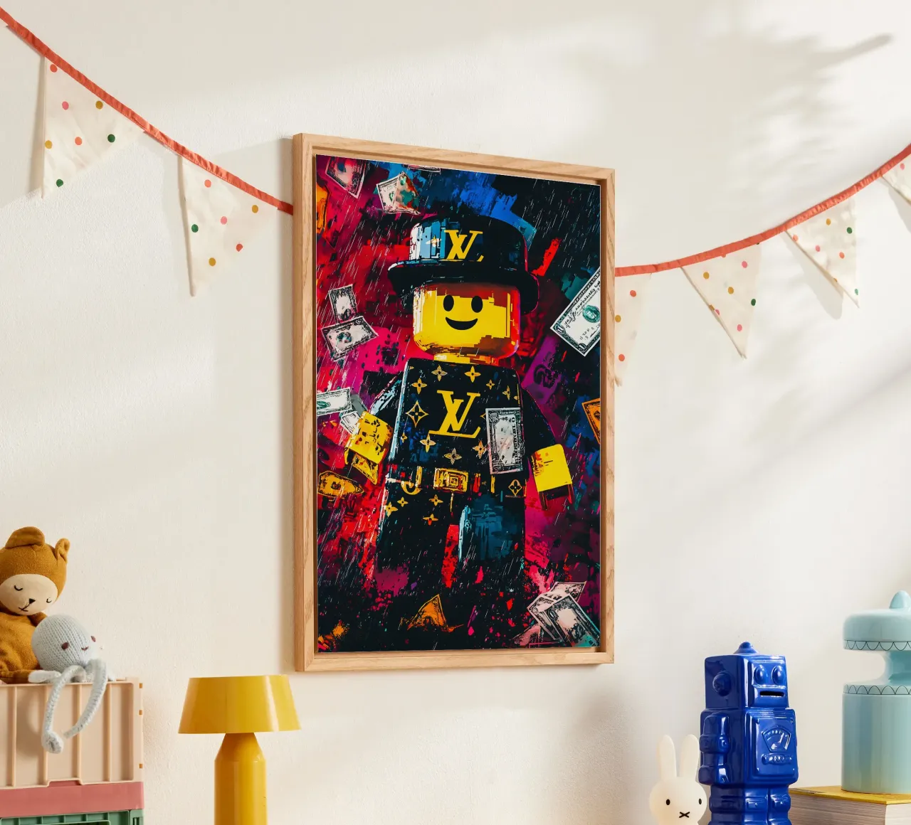 Graffiti art Character of Roblox video game plexiglass da FreeArtStudio