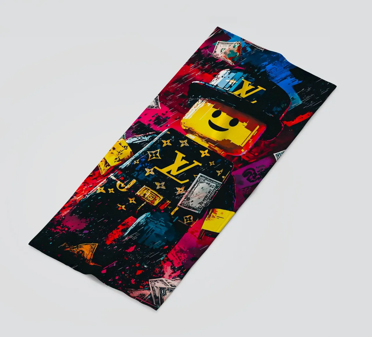 Graffiti art Character of Roblox video game telo mare da FreeArtStudio