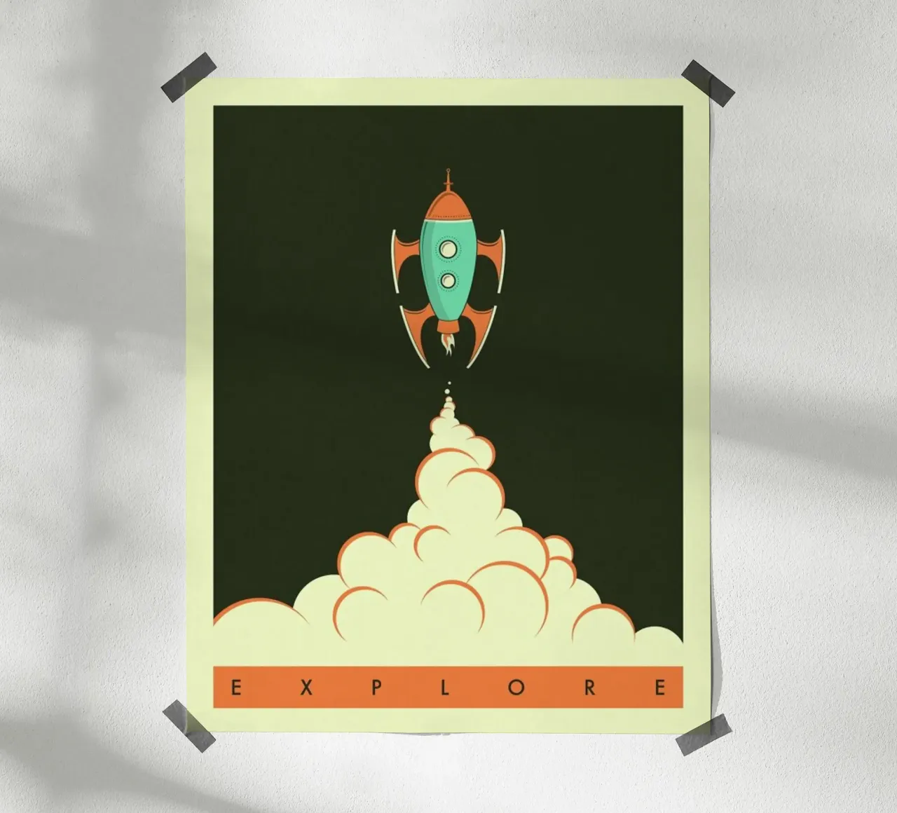 Explore poster by Jazzberry Blue