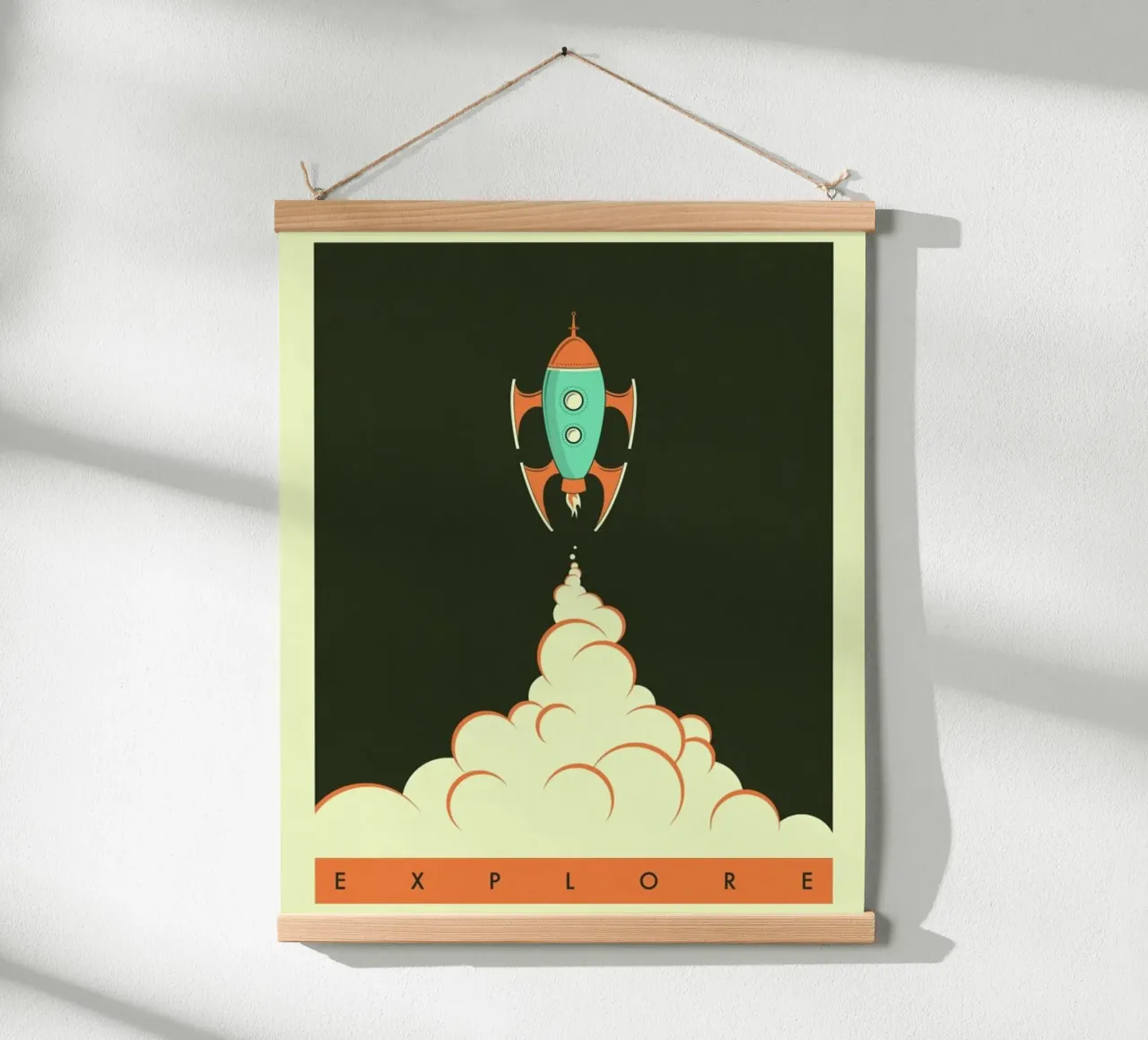 Explore poster by Jazzberry Blue