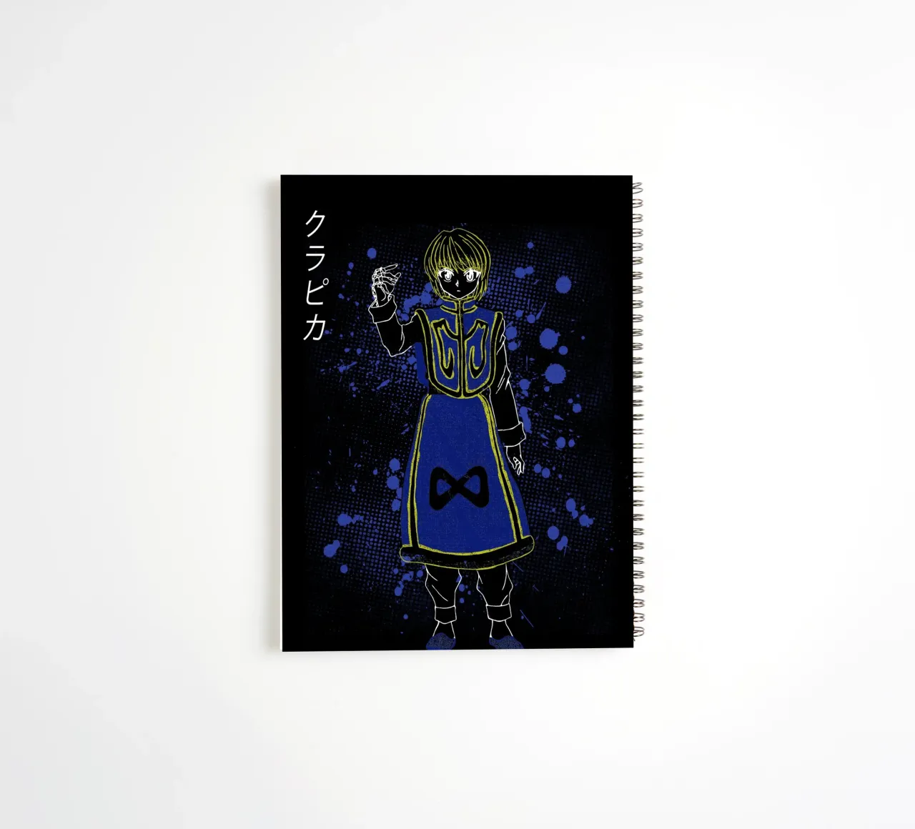 Kurapika spiral notebook by Neonartstudio