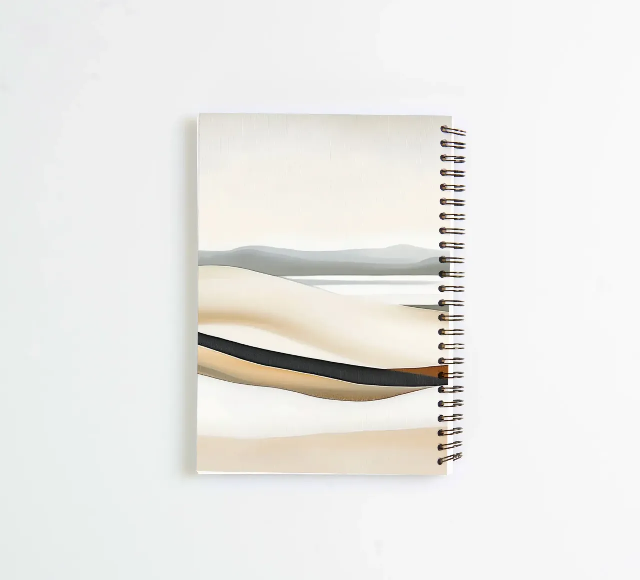Abstract landscape spiral notebook by Imagine