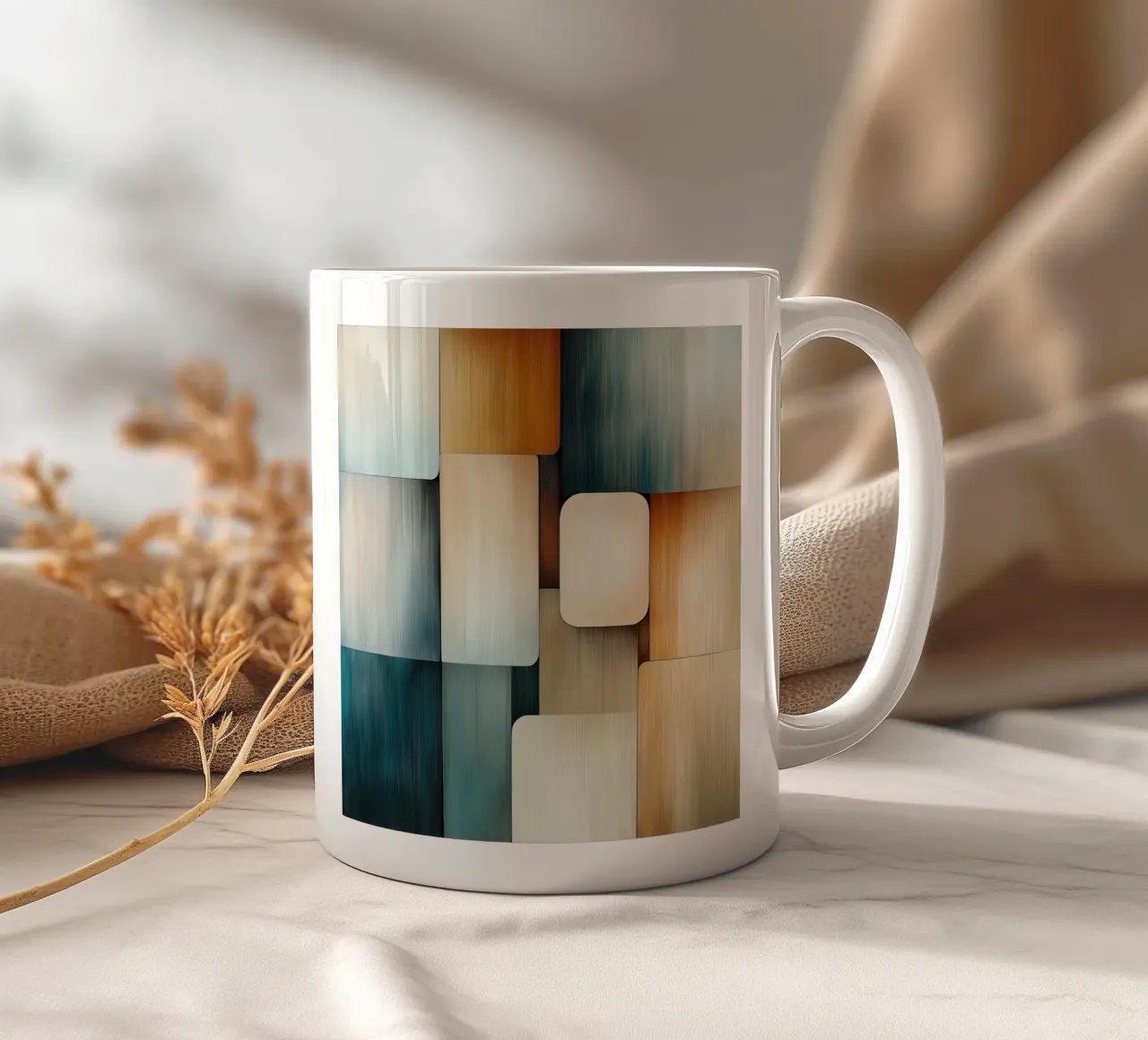 Superfici astratte tazza in ceramica da Imagine