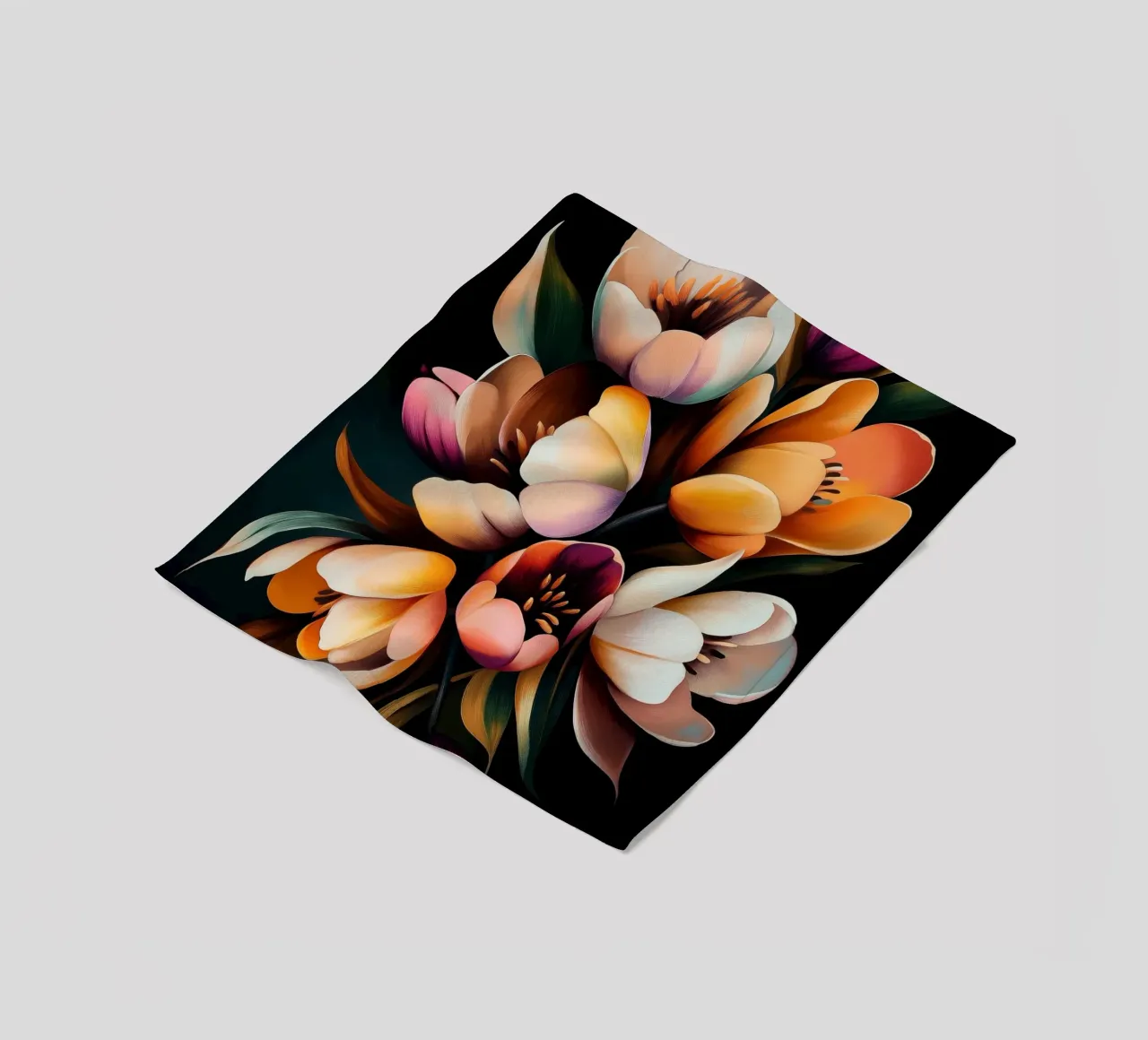 Fiori colorati coperta in pile da Imagine