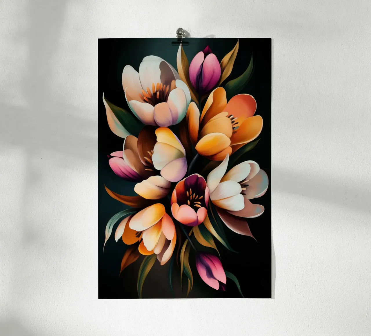 Fiori colorati carta hahnemühle da Imagine