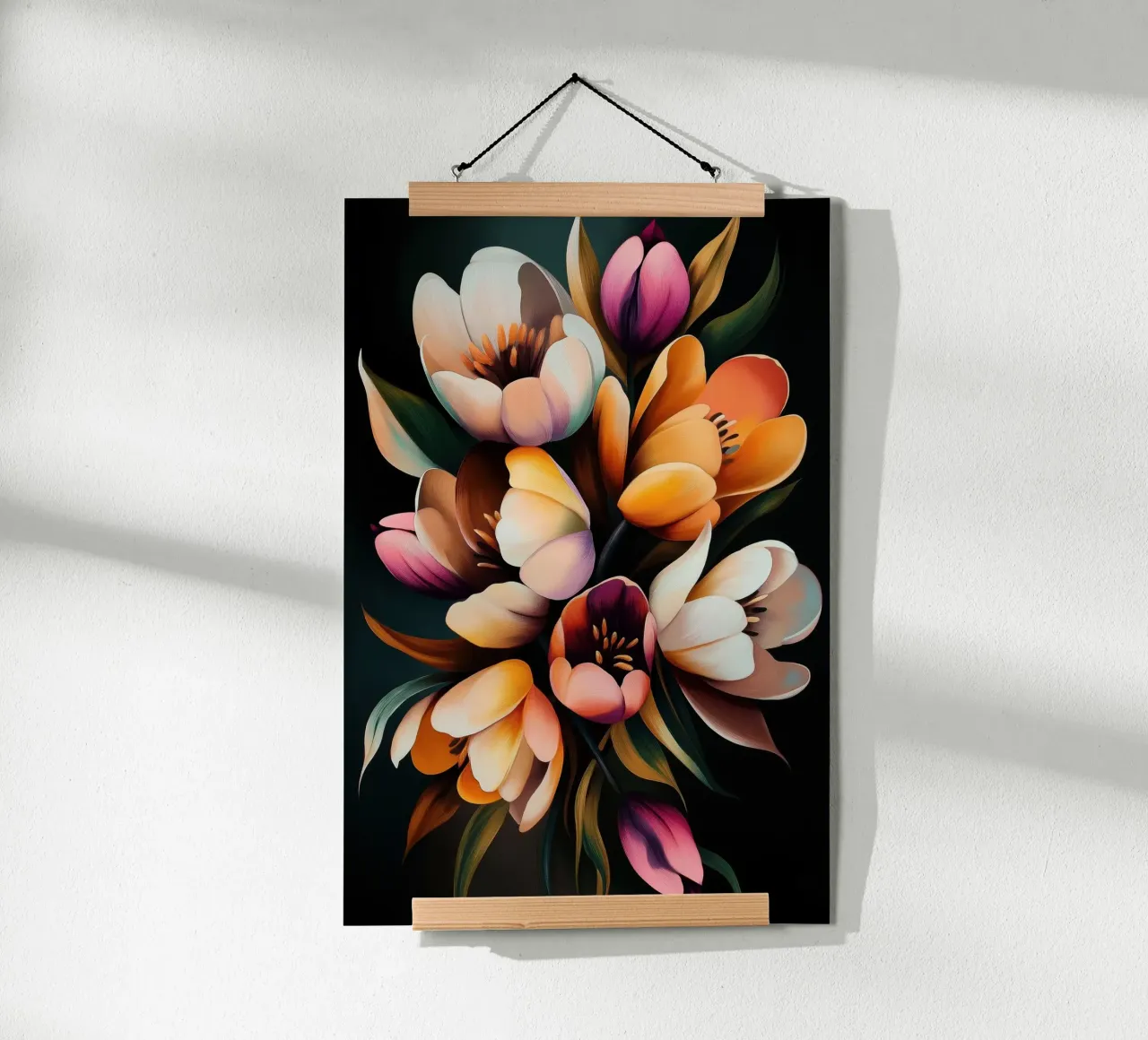 Fiori colorati carta hahnemühle da Imagine