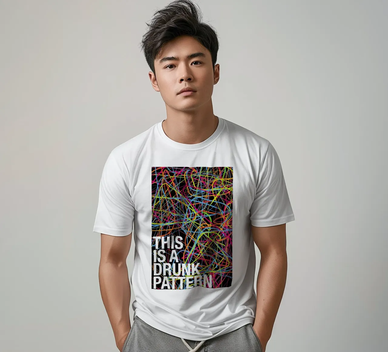 This is my drunk pattern t-shirt da Danny Ivan