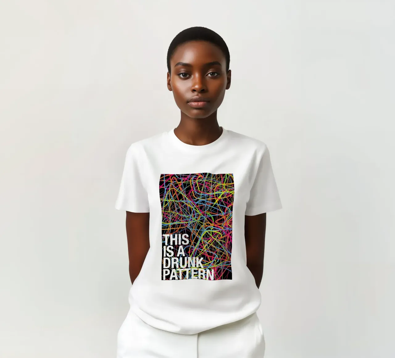 This is my drunk pattern t-shirt da Danny Ivan
