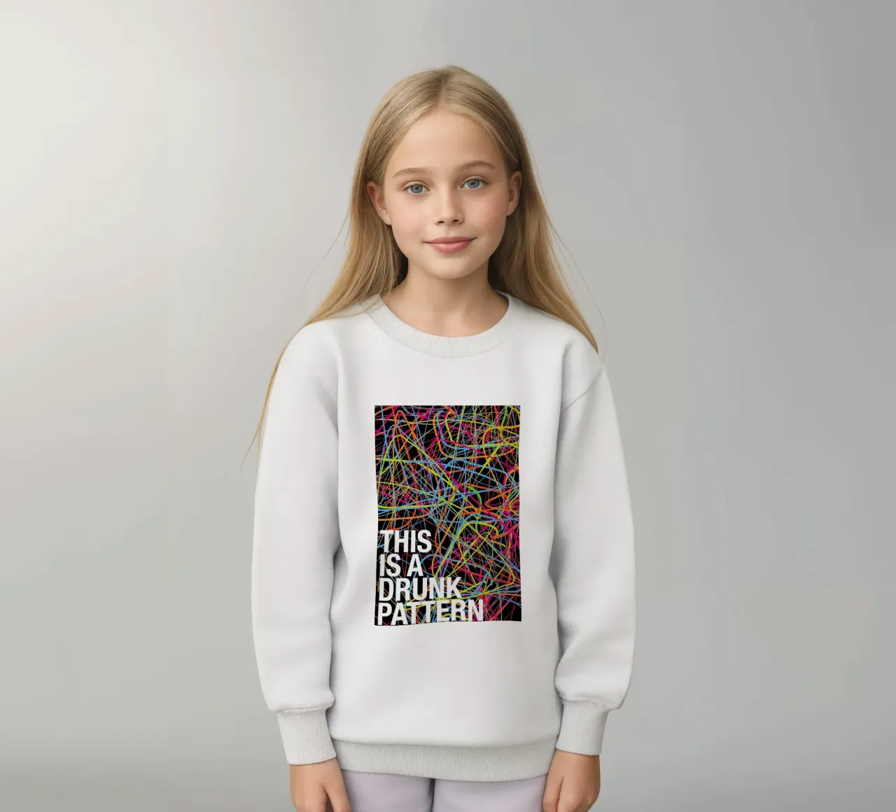 This is my drunk pattern sudadera para niño de Danny Ivan
