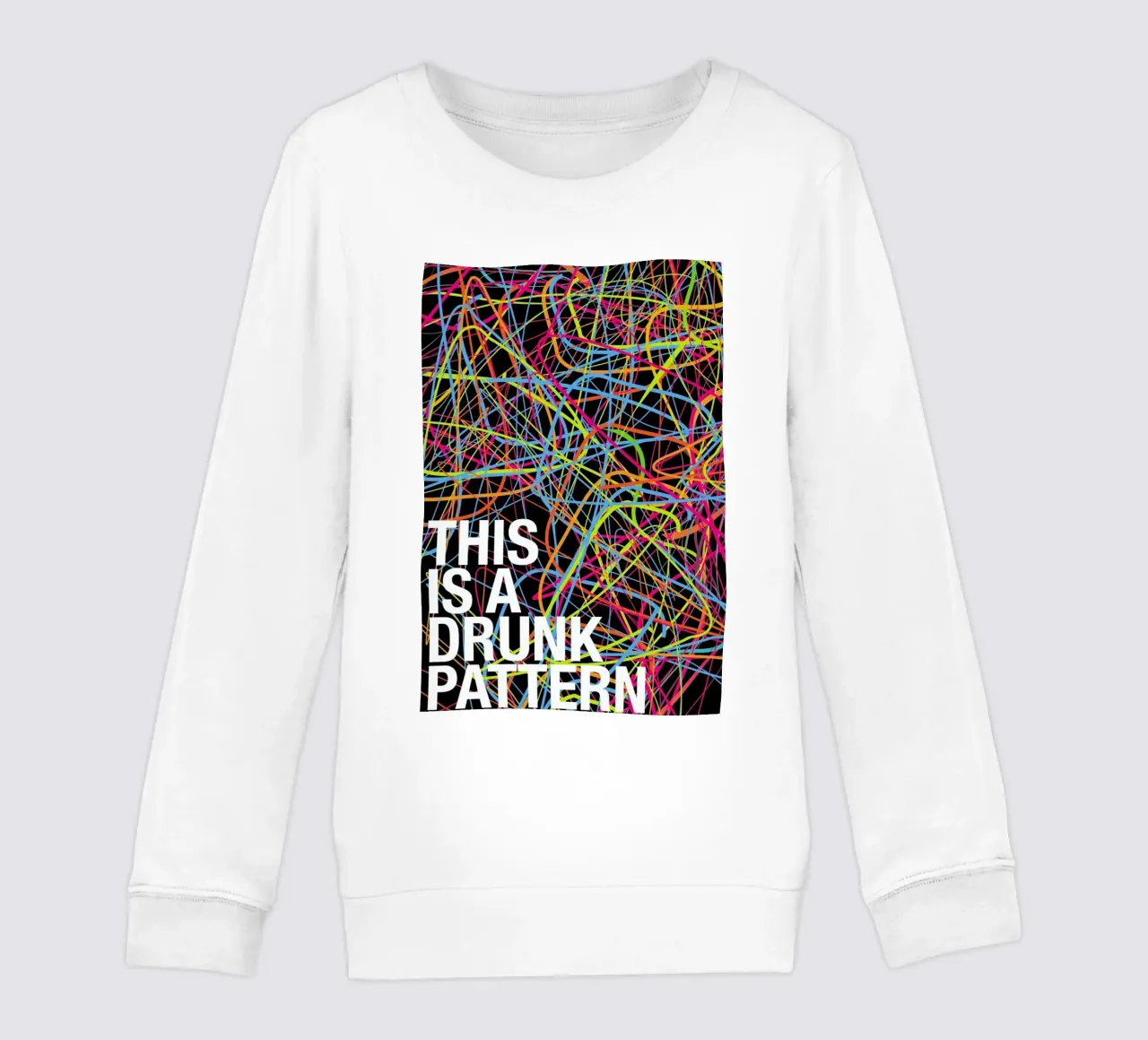 This is my drunk pattern sudadera para niño de Danny Ivan