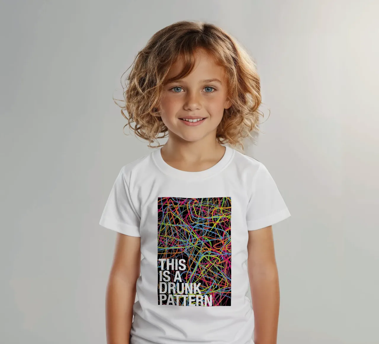 This is my drunk pattern t-shirt bambini da Danny Ivan