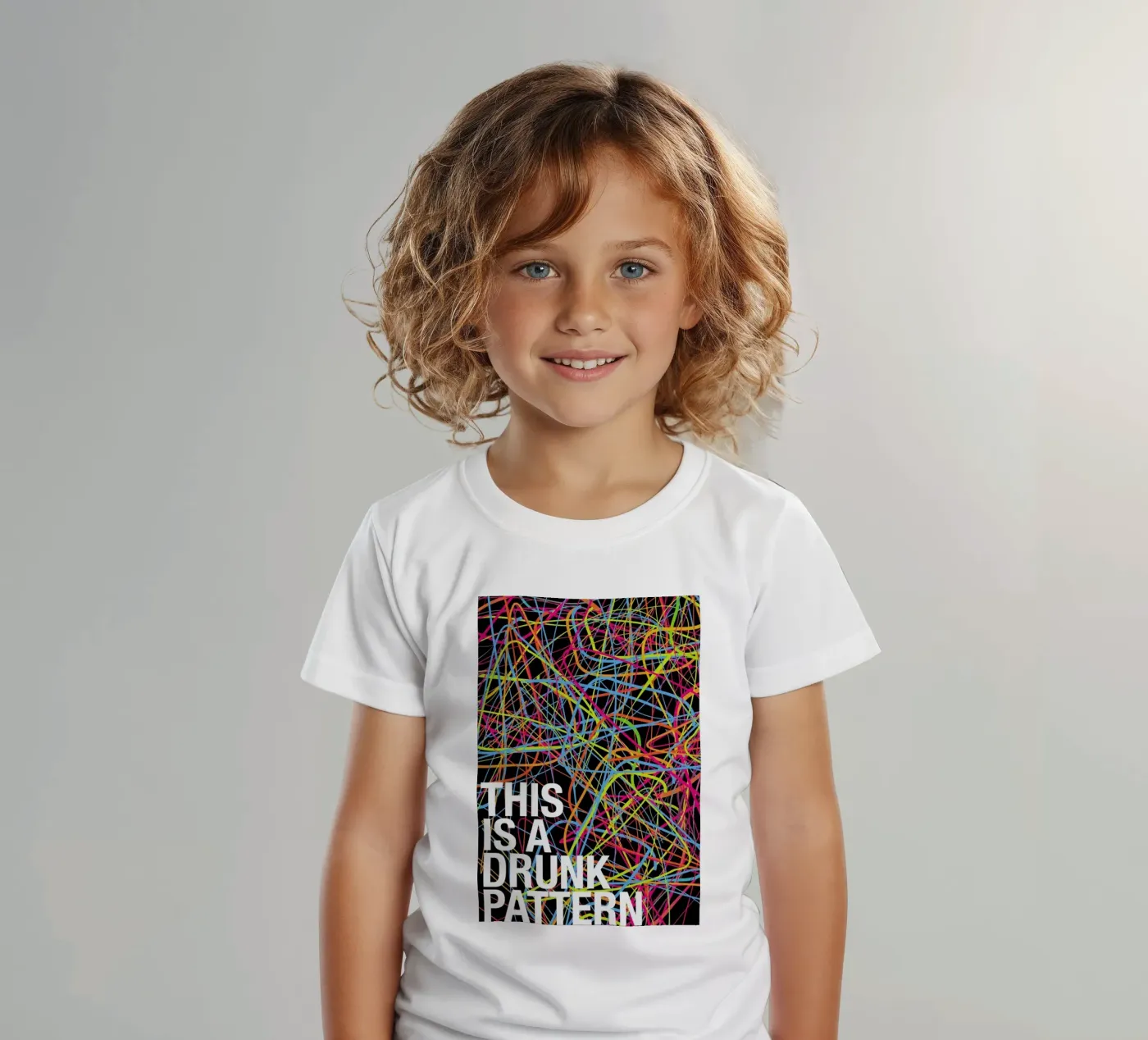 This is my drunk pattern t-shirt bambini da Danny Ivan