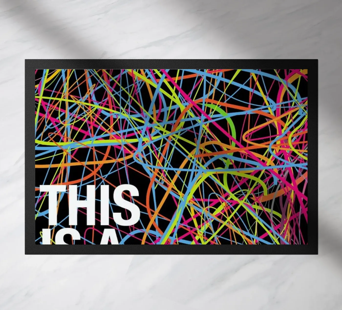 This is my drunk pattern Fußmatte von Danny Ivan