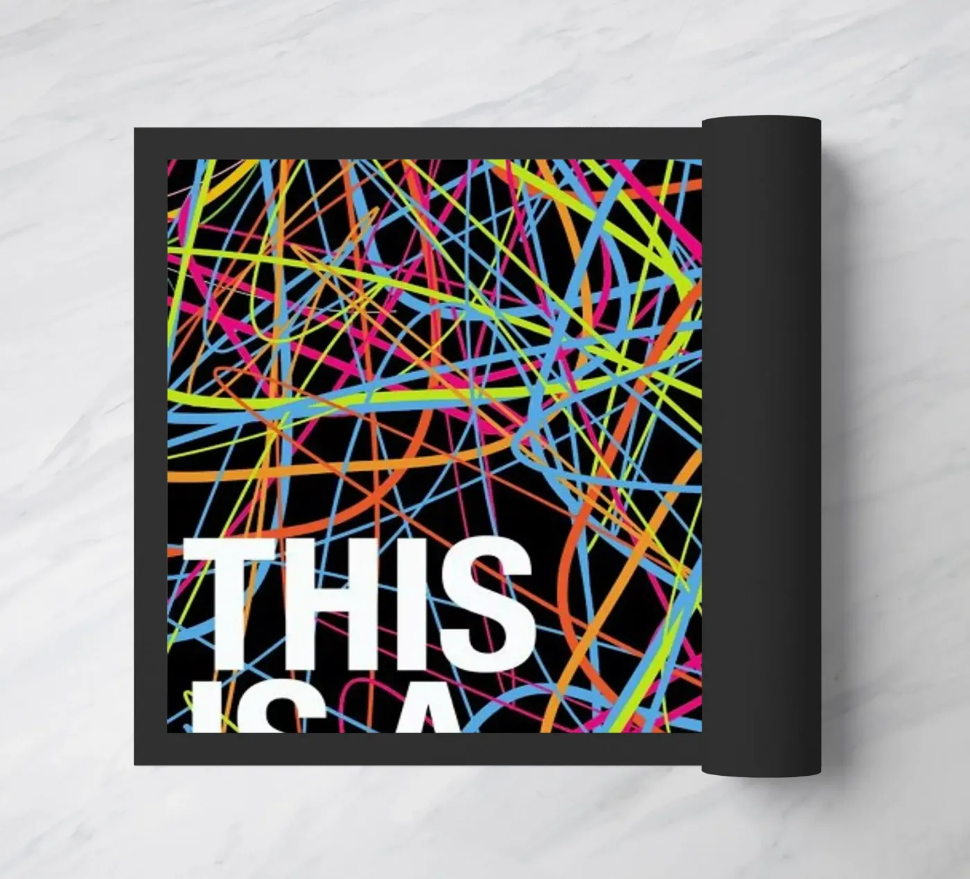 This is my drunk pattern Fußmatte von Danny Ivan