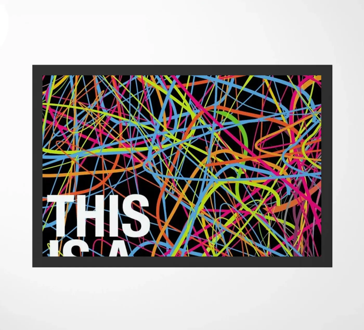 This is my drunk pattern Fußmatte von Danny Ivan